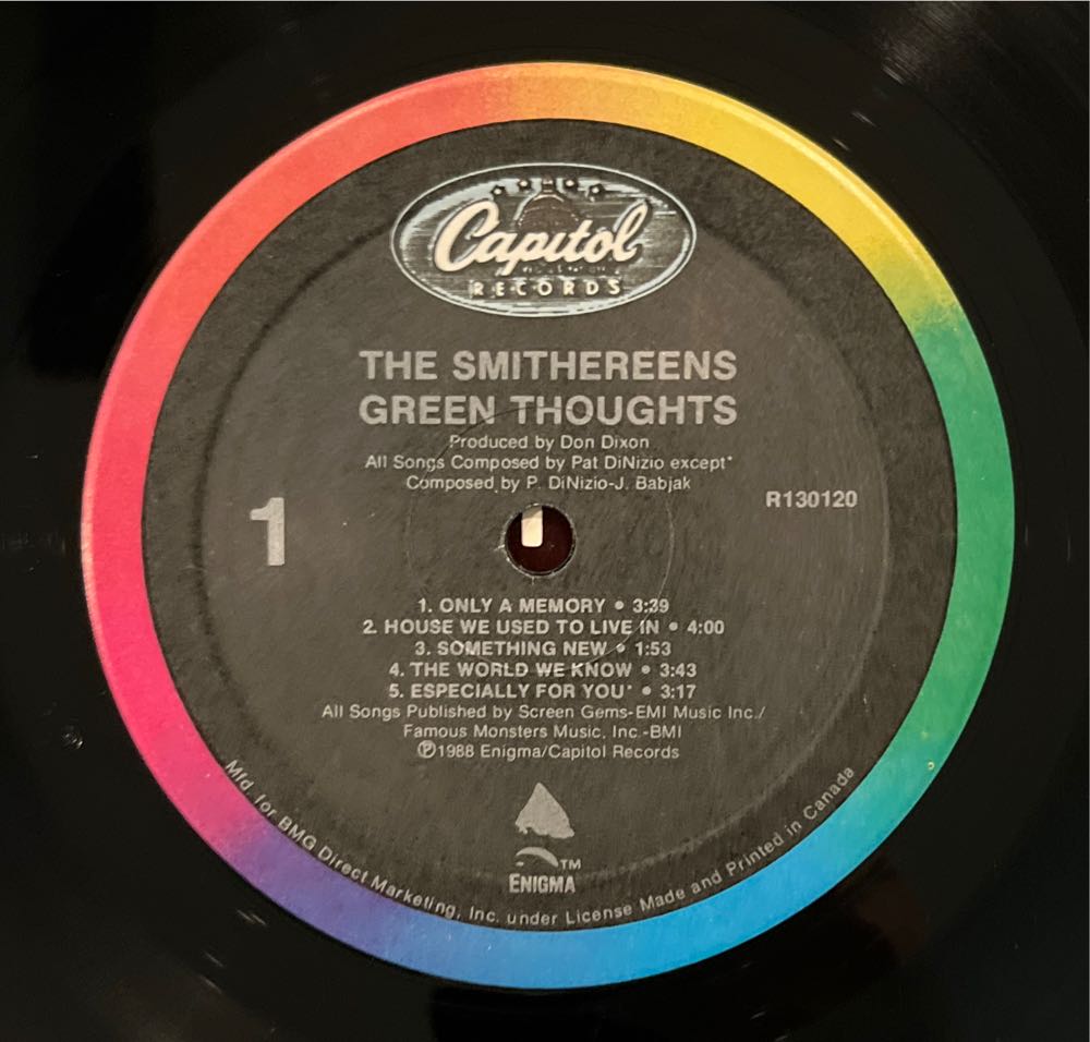 Green Thoughts - Smithereens, The (12”) music collectible - Main Image 3