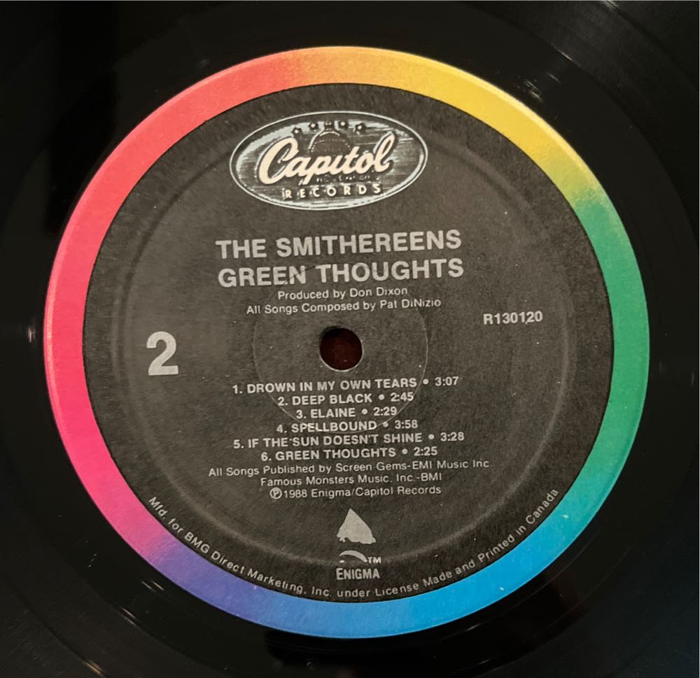 Green Thoughts - Smithereens, The (12”) music collectible - Main Image 4