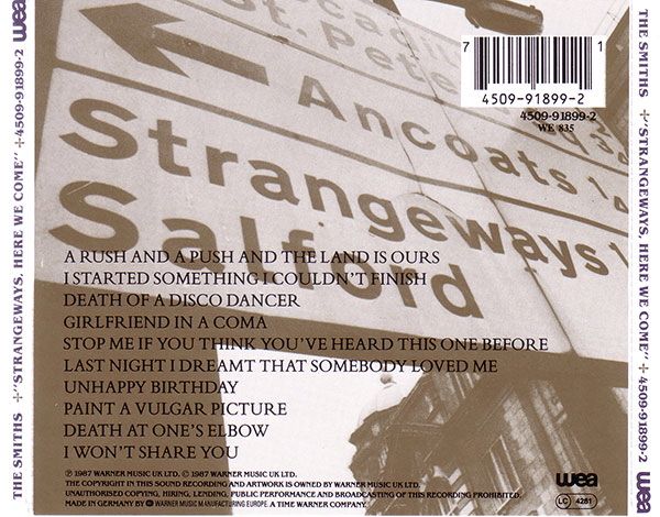 Strangeways, Here We Come - Smiths, The (CD) music collectible - Main Image 2