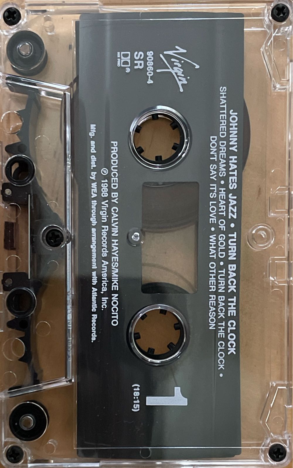 Turn Back The Clock - Johnny Hates Jazz (12”) music collectible [Barcode 075679086044] - Main Image 3