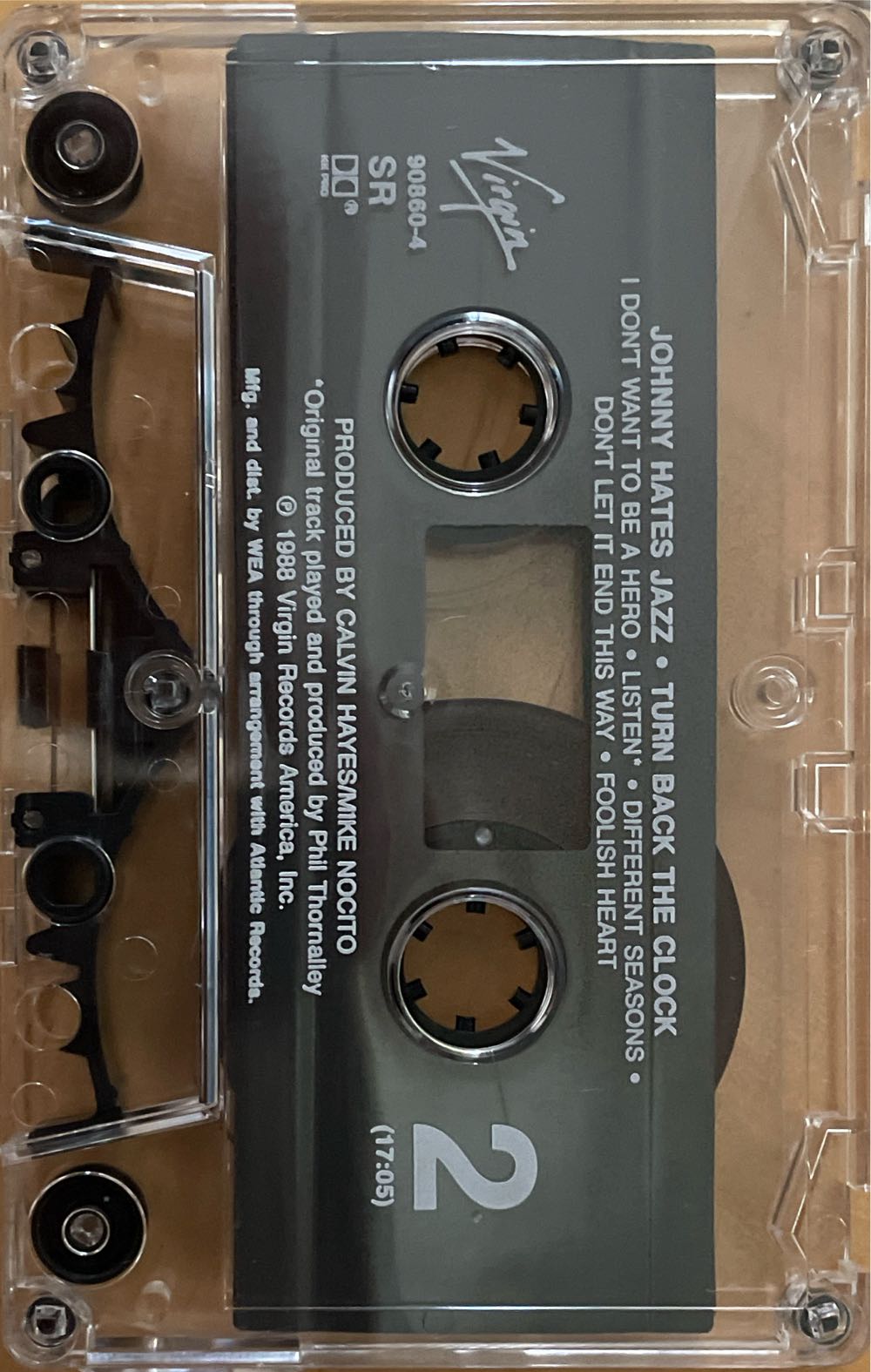 Turn Back The Clock - Johnny Hates Jazz (12”) music collectible [Barcode 075679086044] - Main Image 4