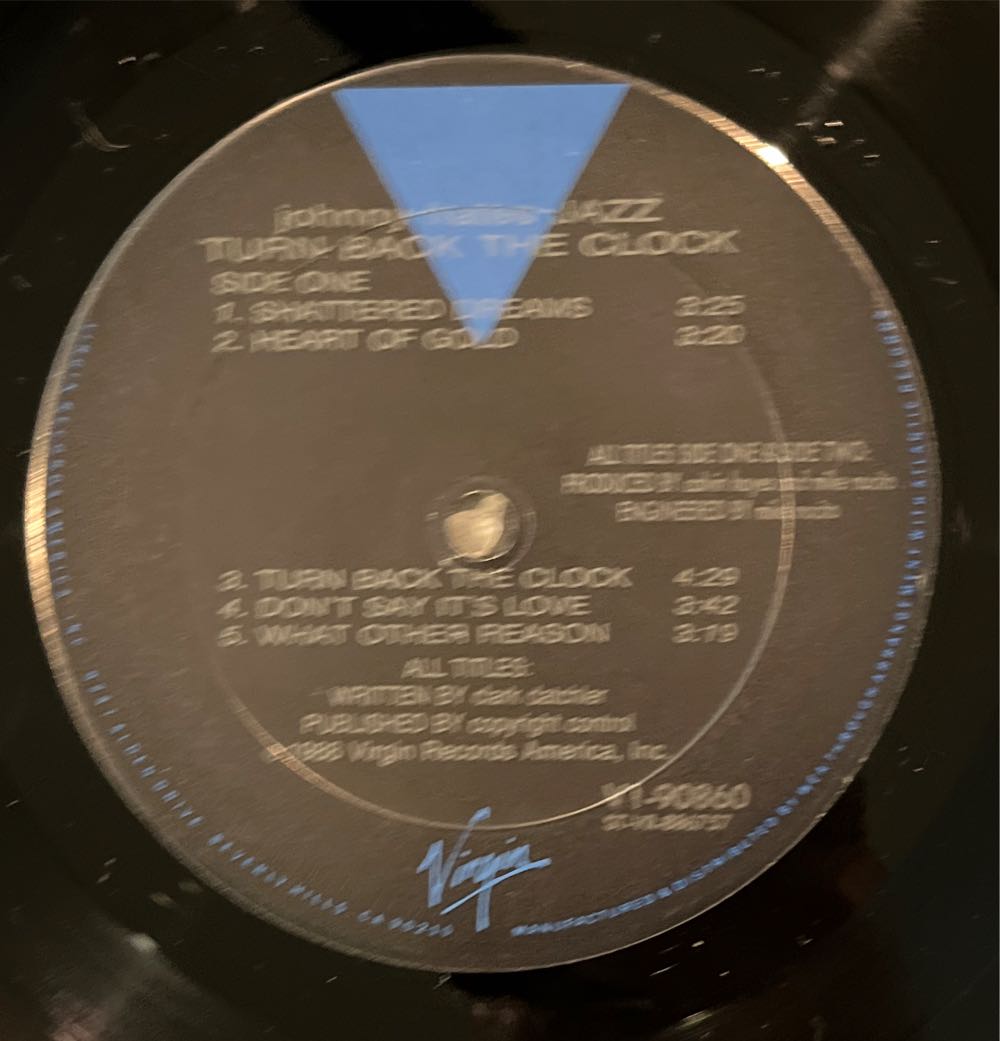 Turn Back The Clock - Johnny Hates Jazz (12”) music collectible - Main Image 3