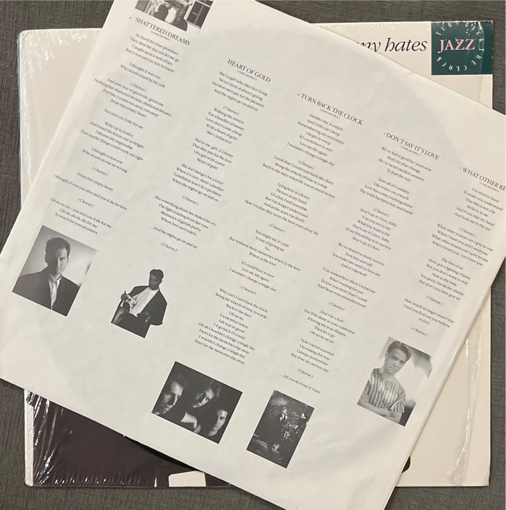Turn Back The Clock - Johnny Hates Jazz (12”) music collectible - Main Image 4