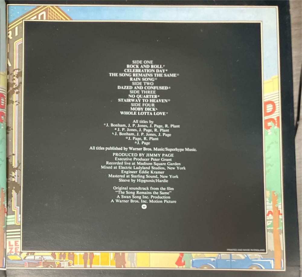 The Song Remains the Same - Led Zeppelin (12”) music collectible - Main Image 4