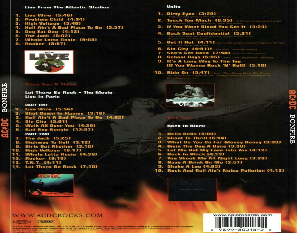 Bonfire - AC/DC music collectible [Barcode 828768664124] - Main Image 2