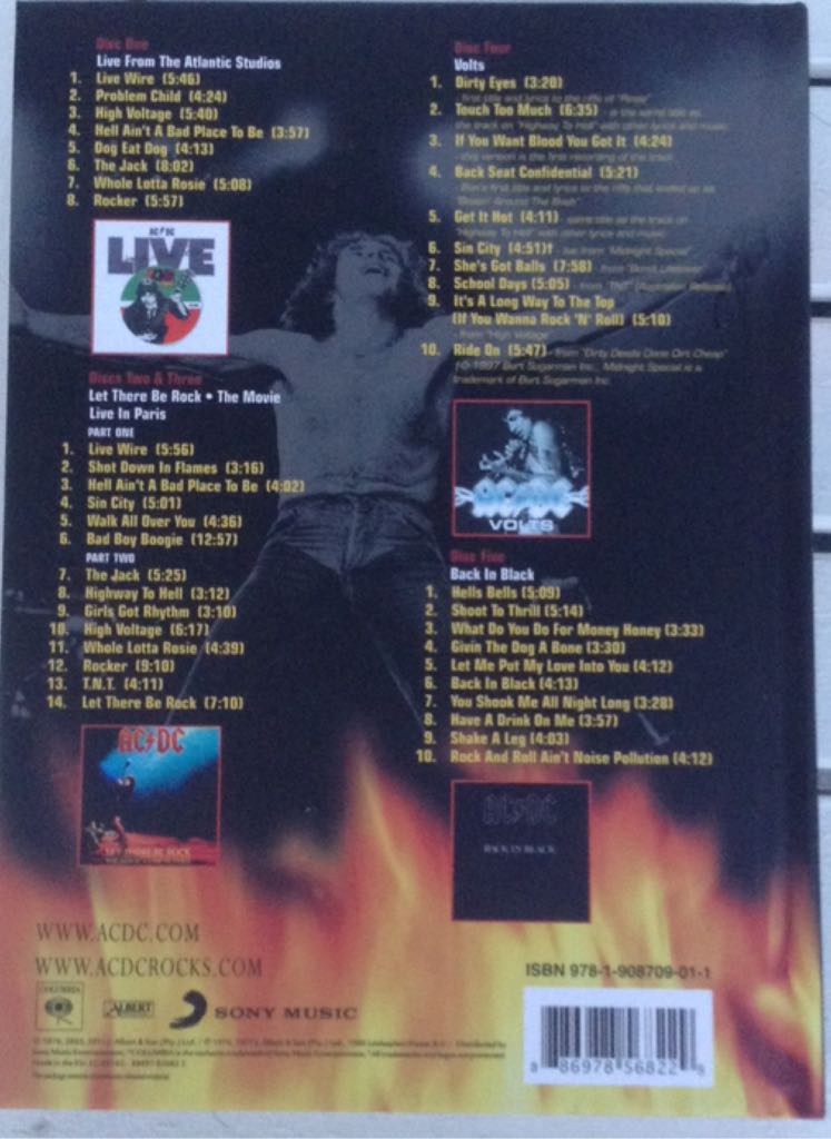 Bonfire - AC/DC (CD - 231) music collectible [Barcode 886978568229] - Main Image 2