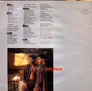 Tender Lover - Babyface (12”) music collectible [Barcode 4988009523620] - Main Image 2