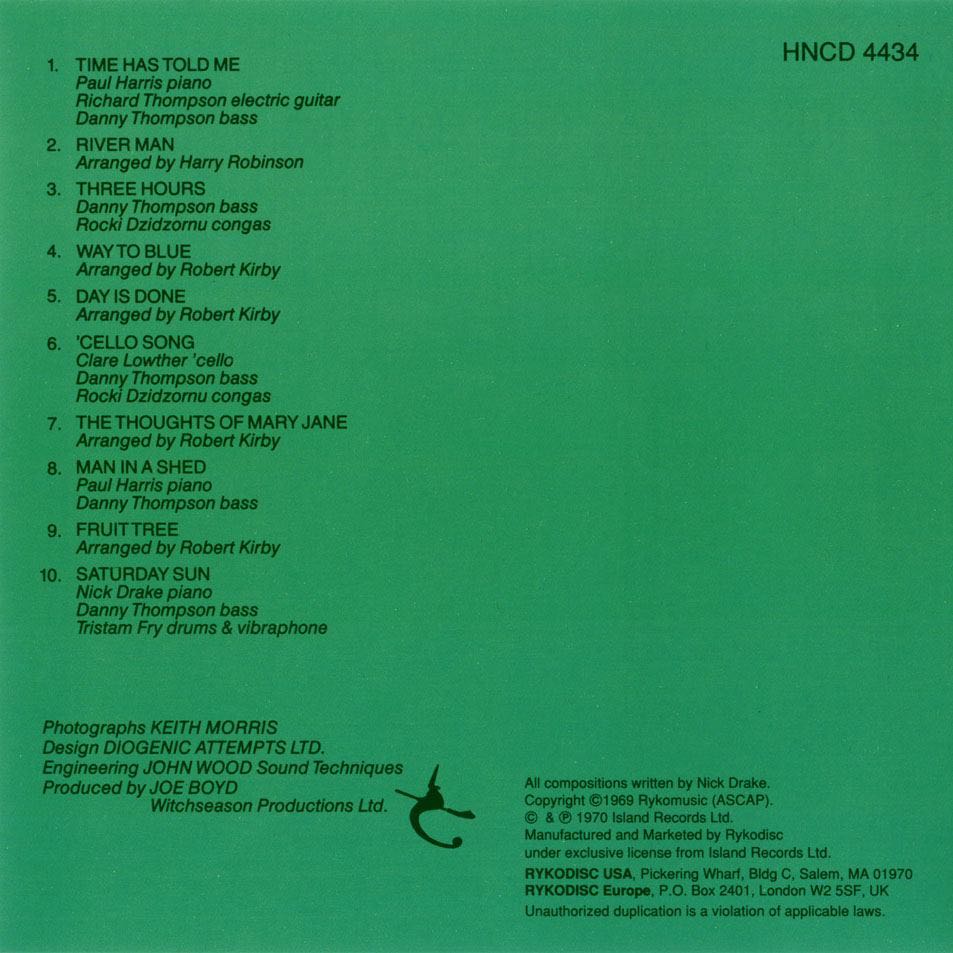 Five Leaves Left - Drake, Nick (12”) music collectible - Main Image 2