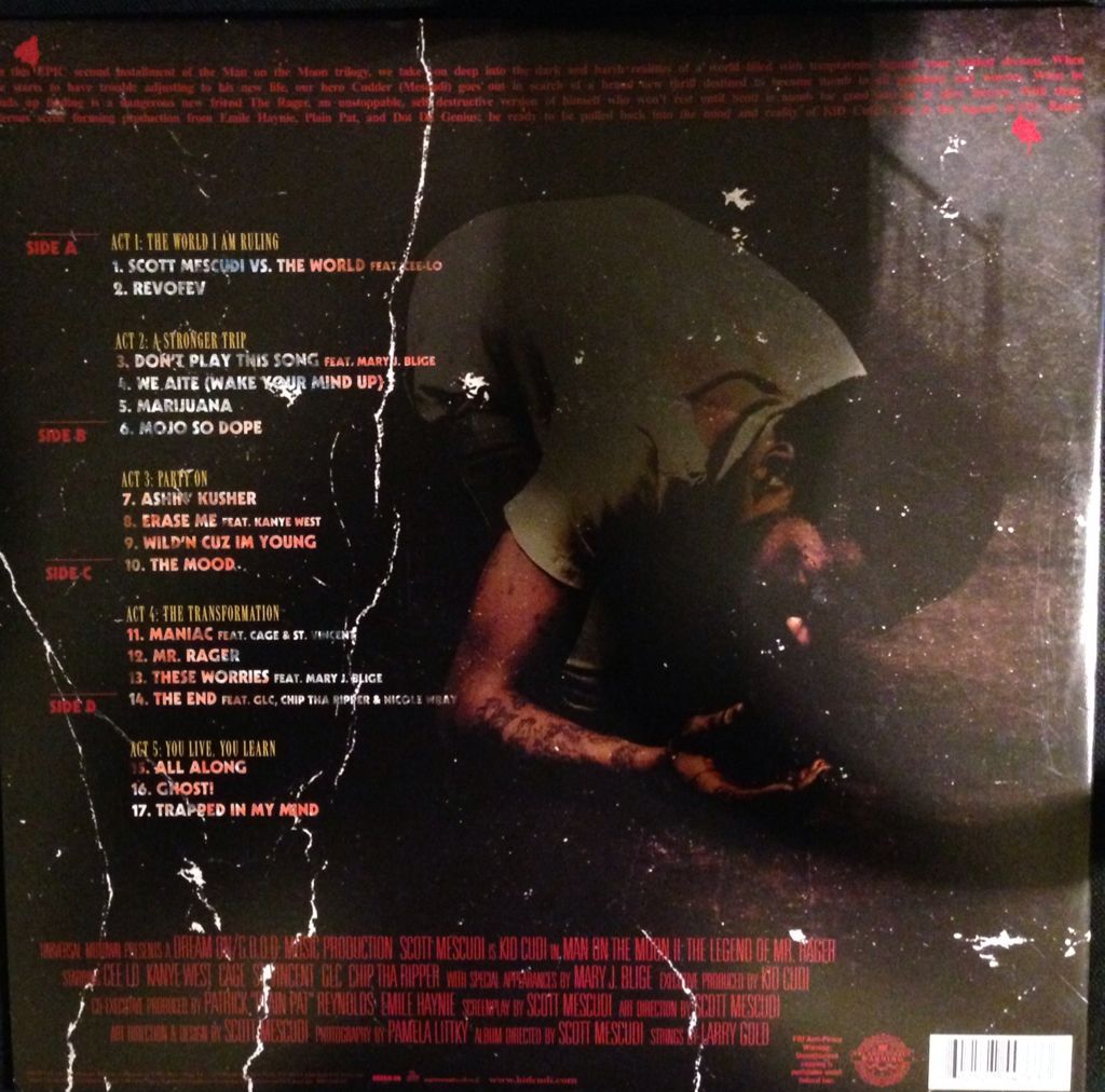 Man On The Moon II: The Legend Of Mr. Rager - Kid Cudi (CD - 62) music collectible [Barcode 602527468037] - Main Image 2