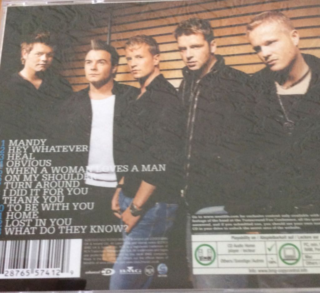 Turnaround - Westlife (CD) music collectible [Barcode 828765574129] - Main Image 2