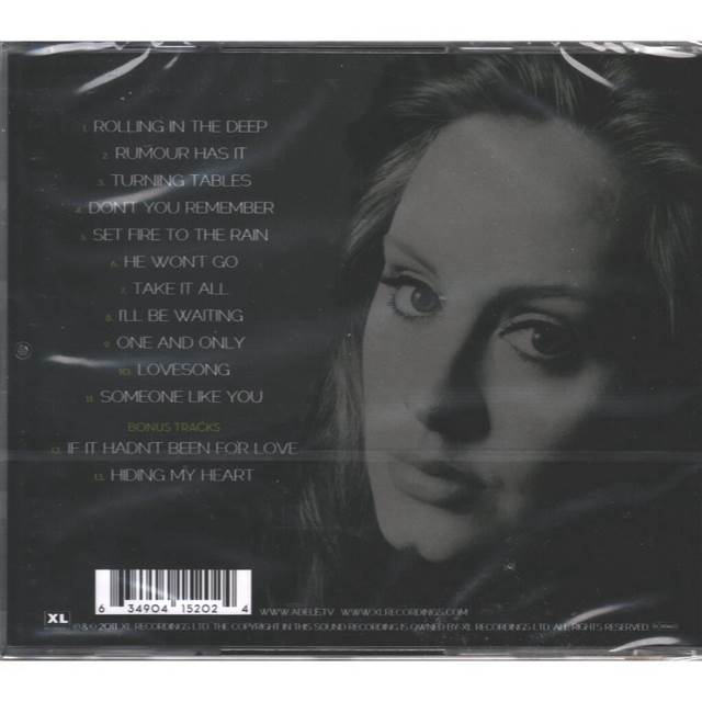 21 - Adele music collectible [Barcode 634904052010] - Main Image 2