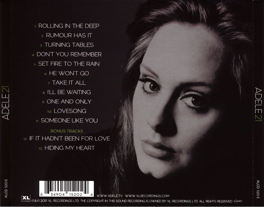 21 - Adele (CD) music collectible - Main Image 2