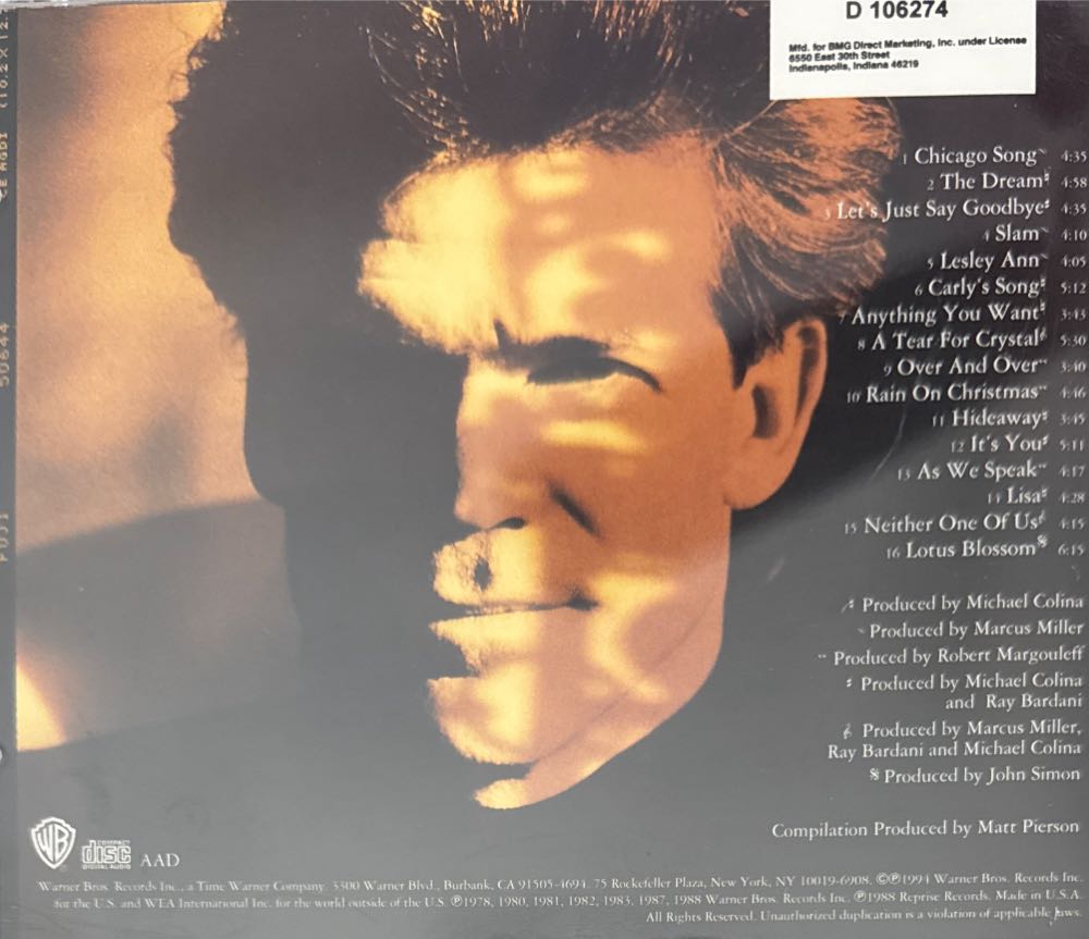 Greatest Hits: The Best Of David Sanborn - David Sanborn (CD) music collectible - Main Image 2