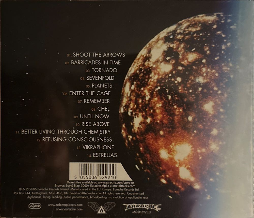 Planets - Adema (CD - 73) music collectible [Barcode 5055006529210] - Main Image 2