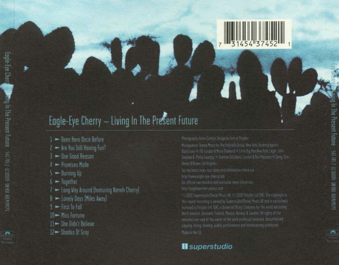 Living in the Present Future - Eagle Eye Cherry (CD) music collectible [Barcode 731454374521] - Main Image 2