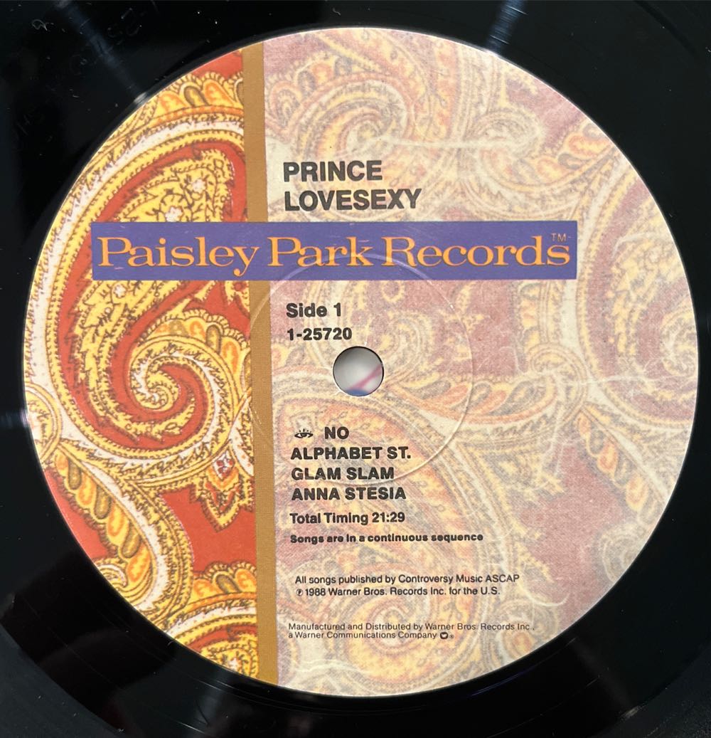 Lovesexy - Prince (12”) music collectible - Main Image 3