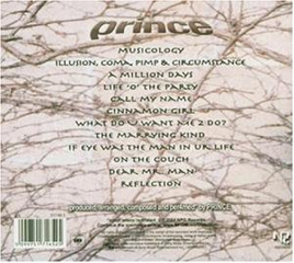 Musicology - Prince (CD - 48) music collectible [Barcode 5099751716525] - Main Image 2