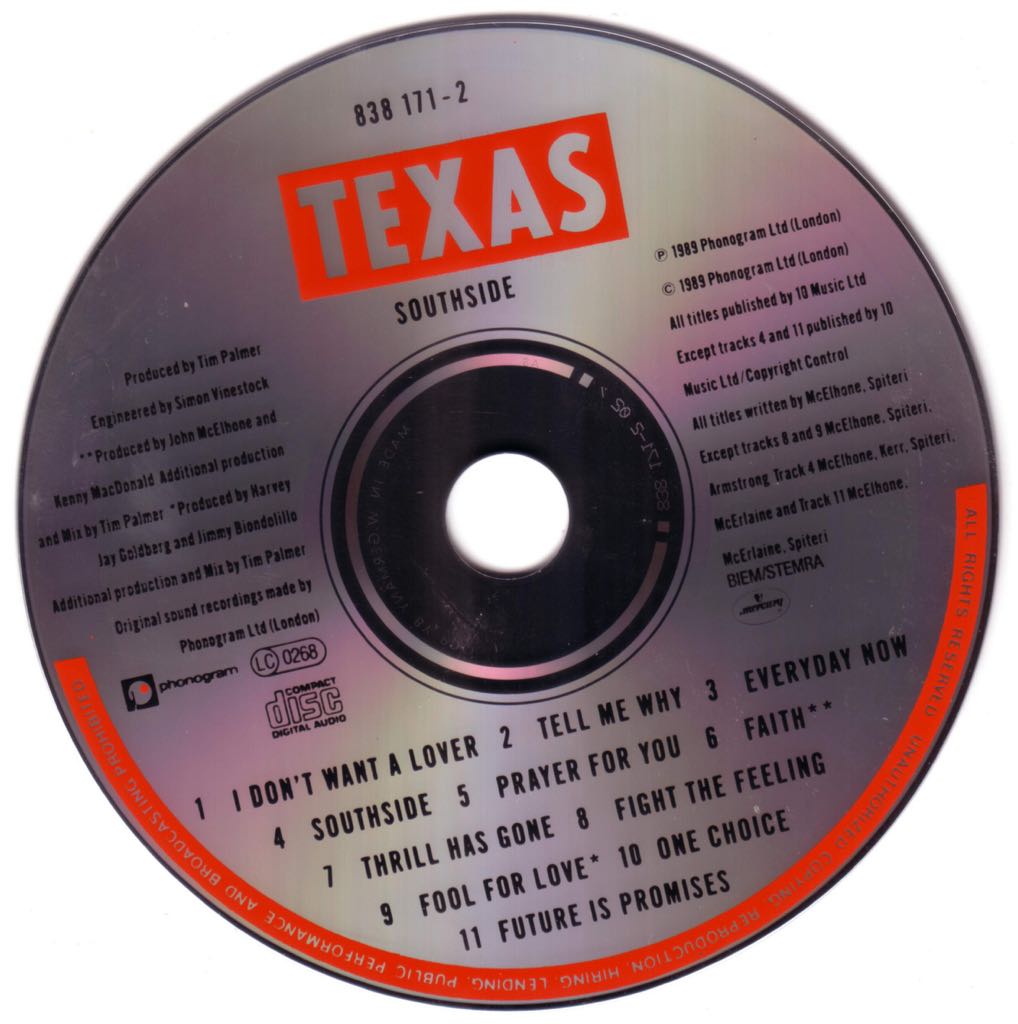 Southside - Texas (CD - 45) music collectible [Barcode 042283817128] - Main Image 2