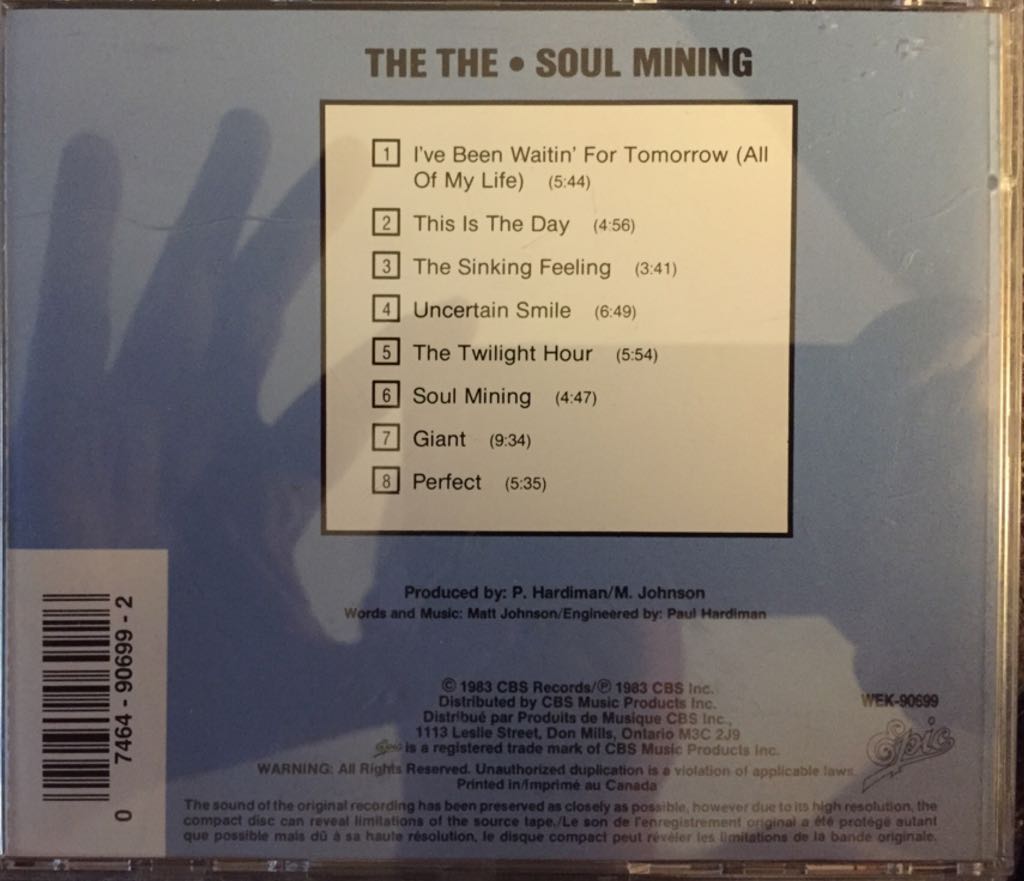 Soul Mining - The The (CD) music collectible [Barcode 074649069926] - Main Image 2