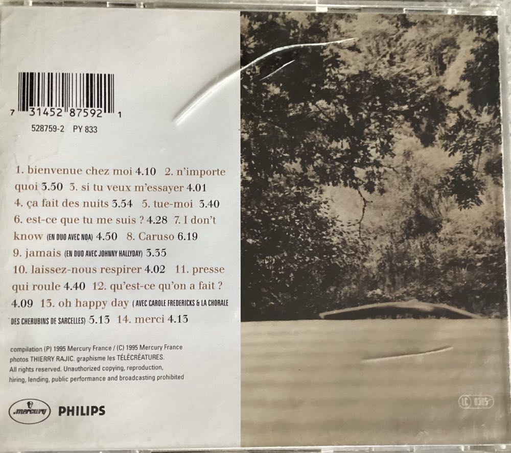 Bienvenue Chez Moi - Pagny Florent (CD) music collectible [Barcode 731452875921] - Main Image 2