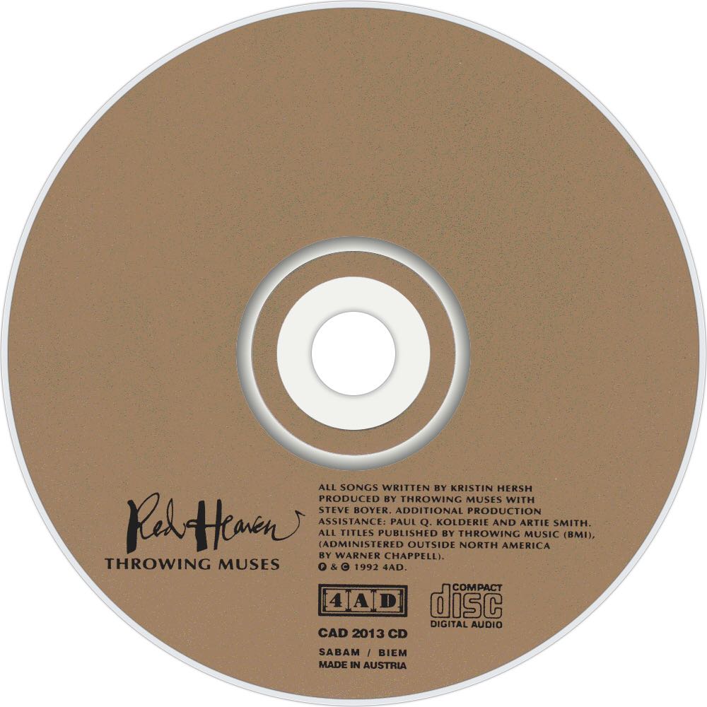 Red Heaven - Throwing Muses (CD - 40) music collectible [Barcode 5014436201325] - Main Image 4