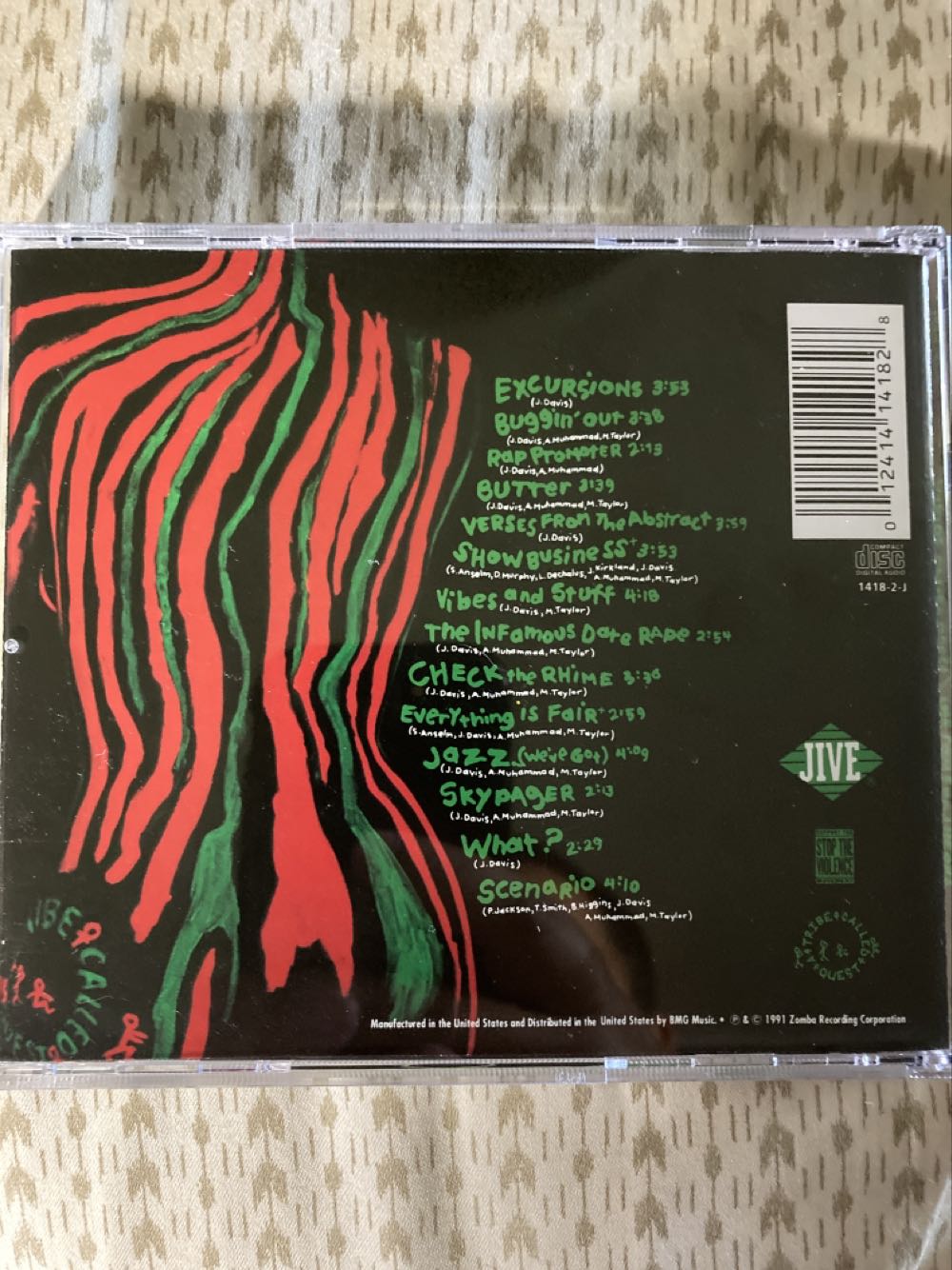 Low End Theory, The - Tribe Called Quest, A (CD - 48) music collectible [Barcode 012414141828] - Main Image 2