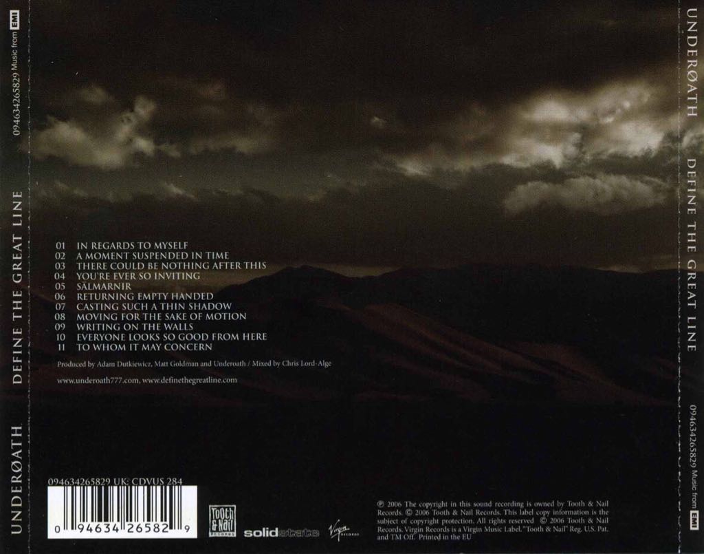 Define The Great Line - Underoath (CD - 46) music collectible - Main Image 2