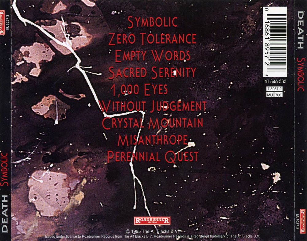 Symbolic - Death (CD - 50) music collectible - Main Image 2