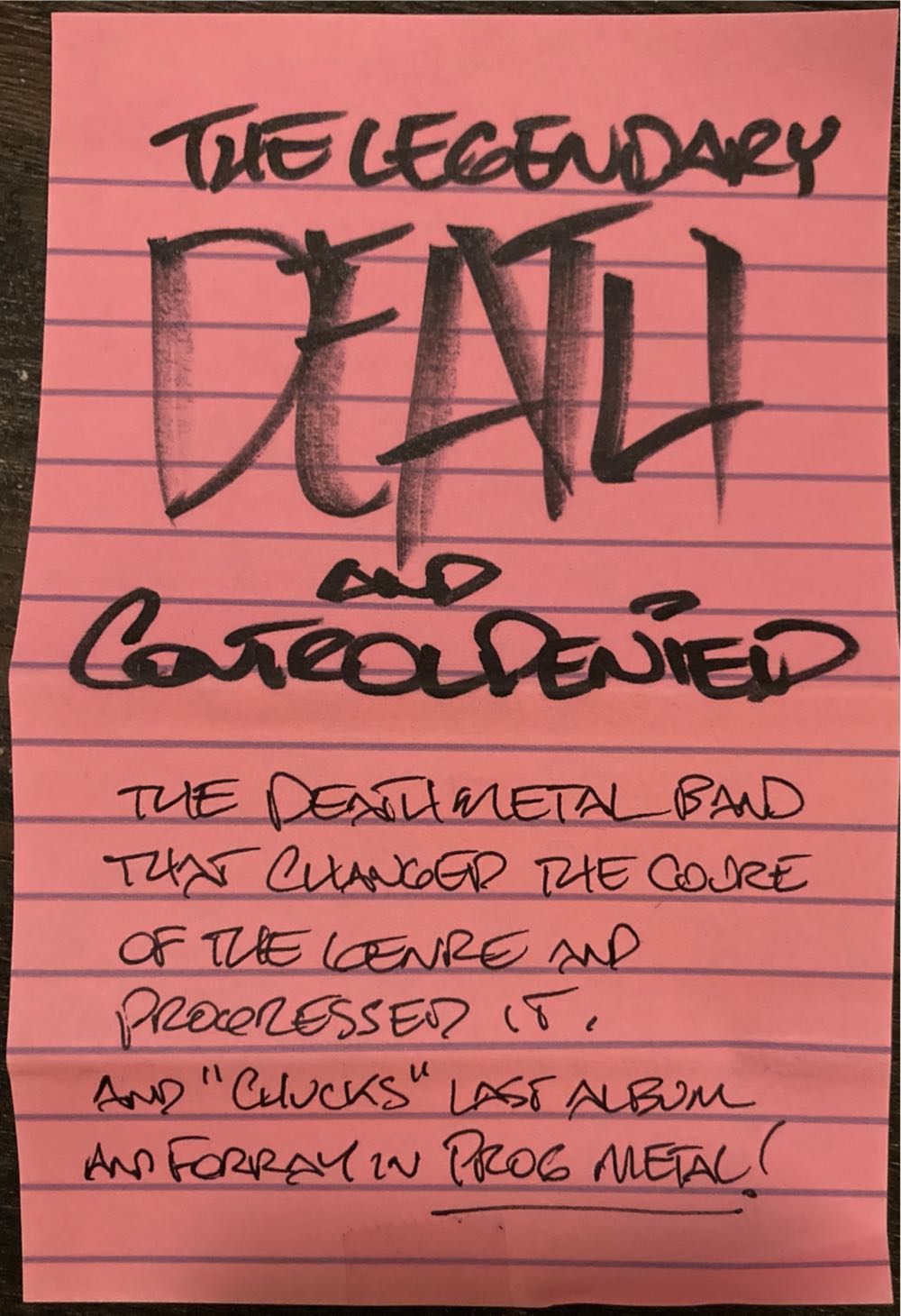 Individual Thought Patterns - Death (CD - 91) music collectible [Barcode 781676717125] - Main Image 3