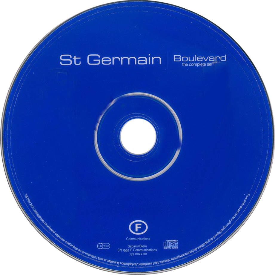 Boulevard - St. Germain (CD - 75) music collectible [Barcode 5413356983326] - Main Image 4