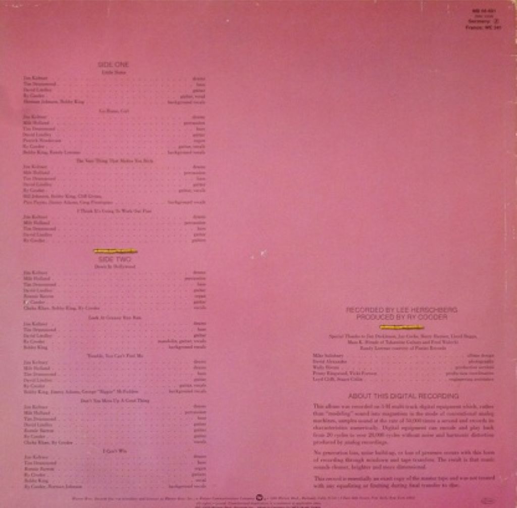 Bop Till You Drop - Ry Cooder (12” - 3956) music collectible - Main Image 2