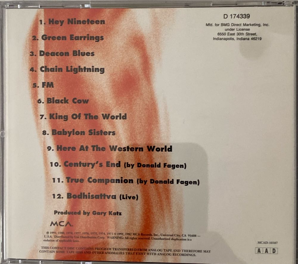 Steely Dan gold (Expanded Edition) - Steely Dan (CD) music collectible [Barcode 0208314356293] - Main Image 2