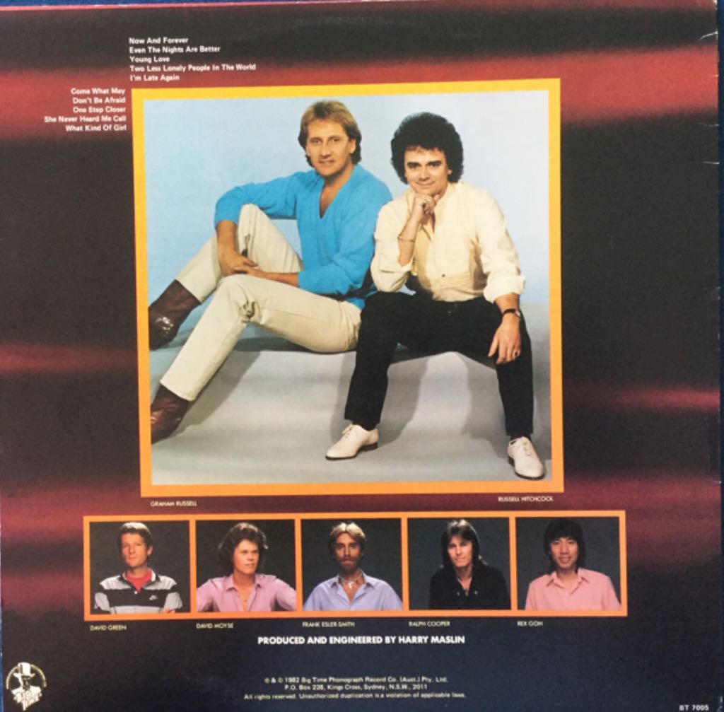 (promo) Now and Forever - Air Supply (12”) music collectible - Main Image 2
