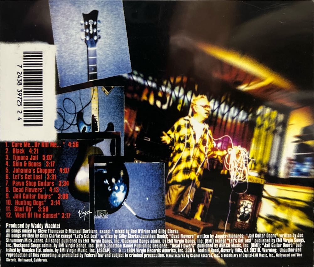 Pawnshop Guitars - Clarke, Gilby (CD) music collectible [Barcode 724383972524] - Main Image 4