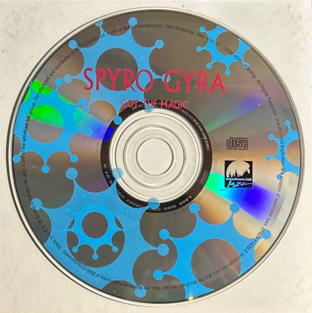 Got The Magic - Spyro Gyra (CD - 56) music collectible [Barcode 019341143925] - Main Image 4