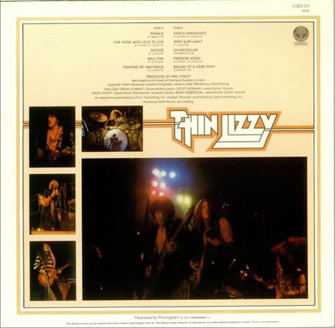 Fighting(Vinyl)(USA) - Thin Lizzy (12” - 38) music collectible - Main Image 2