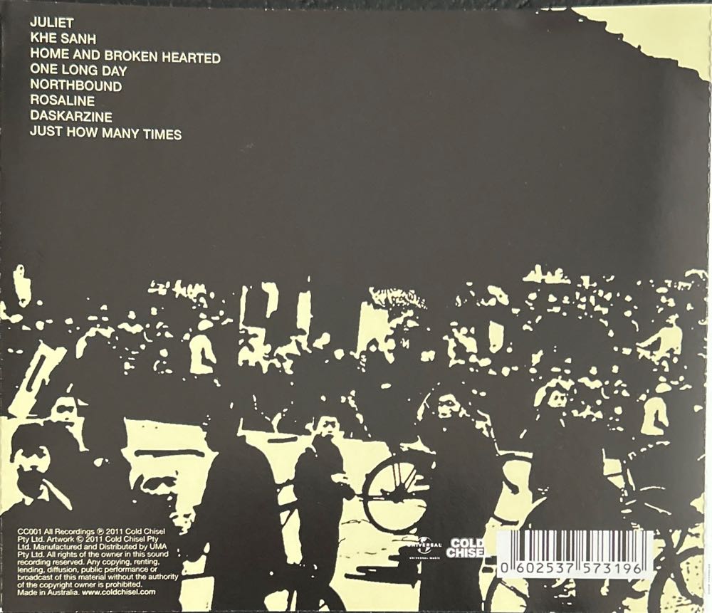 East - Cold Chisel (12”) music collectible [Barcode 602537573196] - Main Image 2