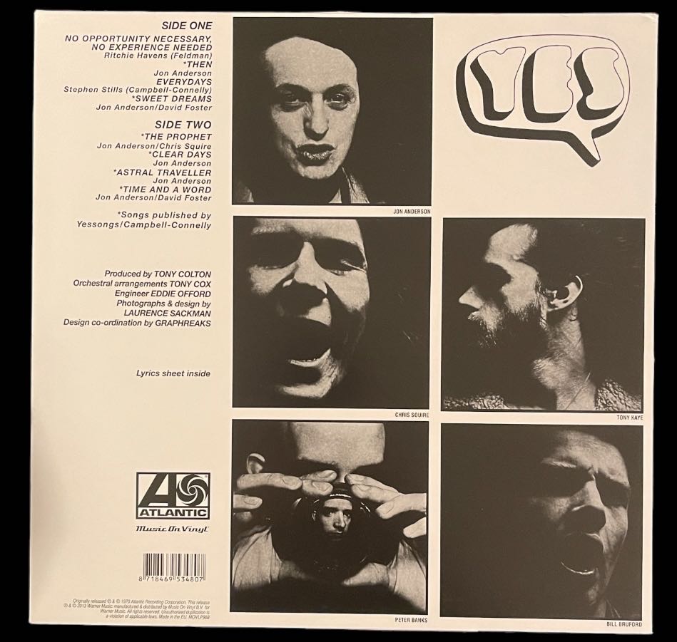 Time And A Word - Yes (12”) music collectible [Barcode 8718469534807] - Main Image 2