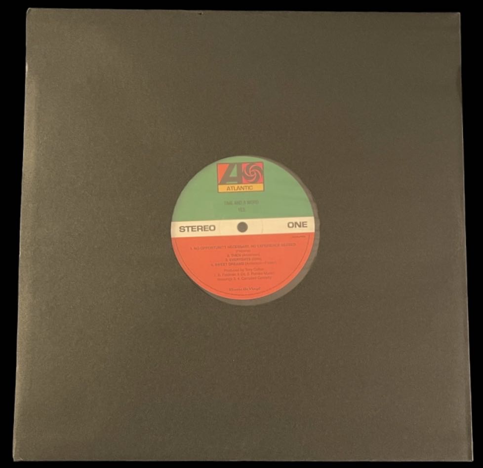 Time And A Word - Yes (12”) music collectible [Barcode 8718469534807] - Main Image 4