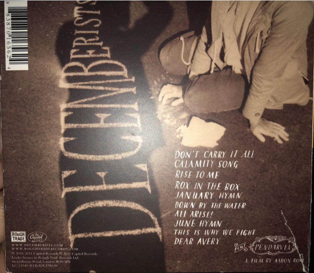 The King Is Dead - Decemberists, The (FLAC) music collectible [Barcode 883870165624] - Main Image 2