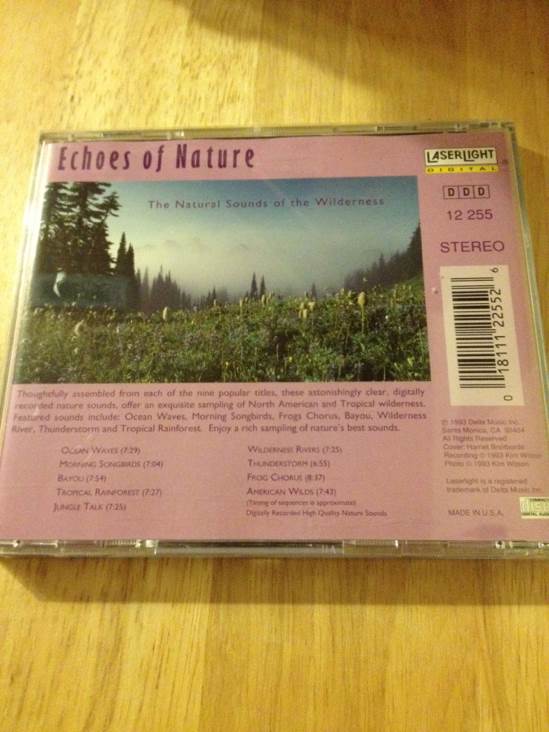 Echoes Of Nature: Sampler - Variety (CD) music collectible [Barcode 018111225526] - Main Image 2