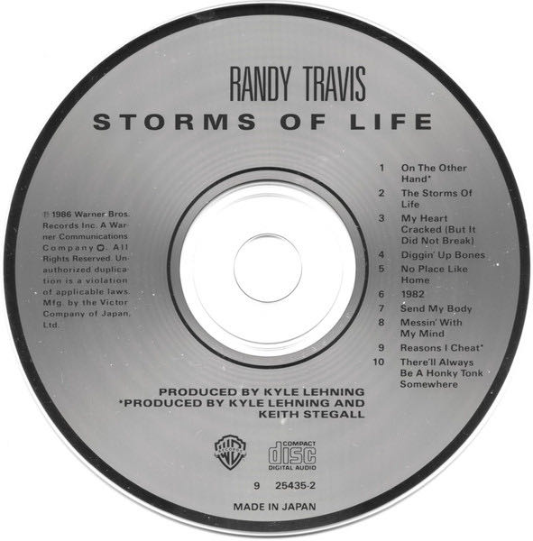 Storms Of Life - Travis, Randy (CD - 33) music collectible [Barcode 075992543521] - Main Image 3