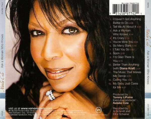 Ask a woman who knows - Natalie Cole (CD) music collectible [Barcode 731458977421] - Main Image 3