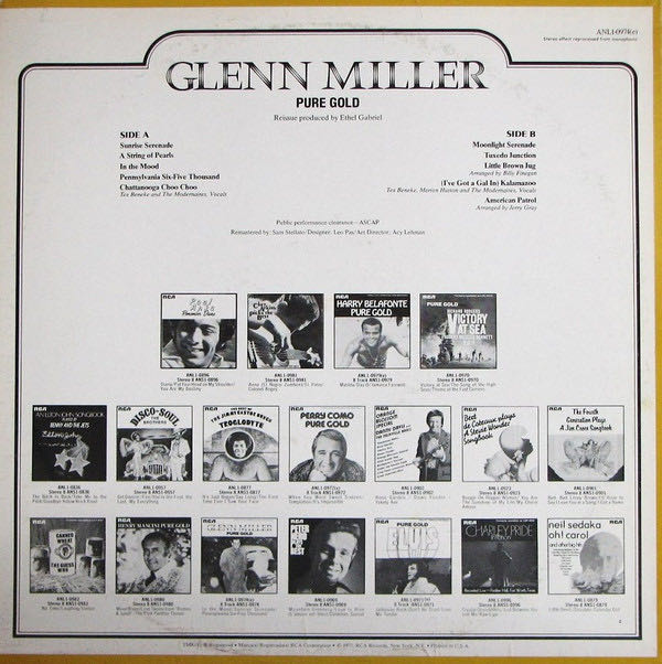 Pure Gold - Glenn Miller and his Orchestra (Reel-to-Reel Tape) music collectible [Barcode 93115320040241] - Main Image 2