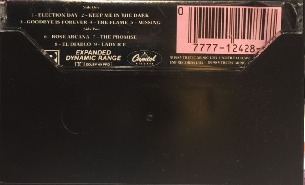 So Red The Rose - Arcadia (Cassette - 0) music collectible [Barcode 077771242847] - Main Image 2