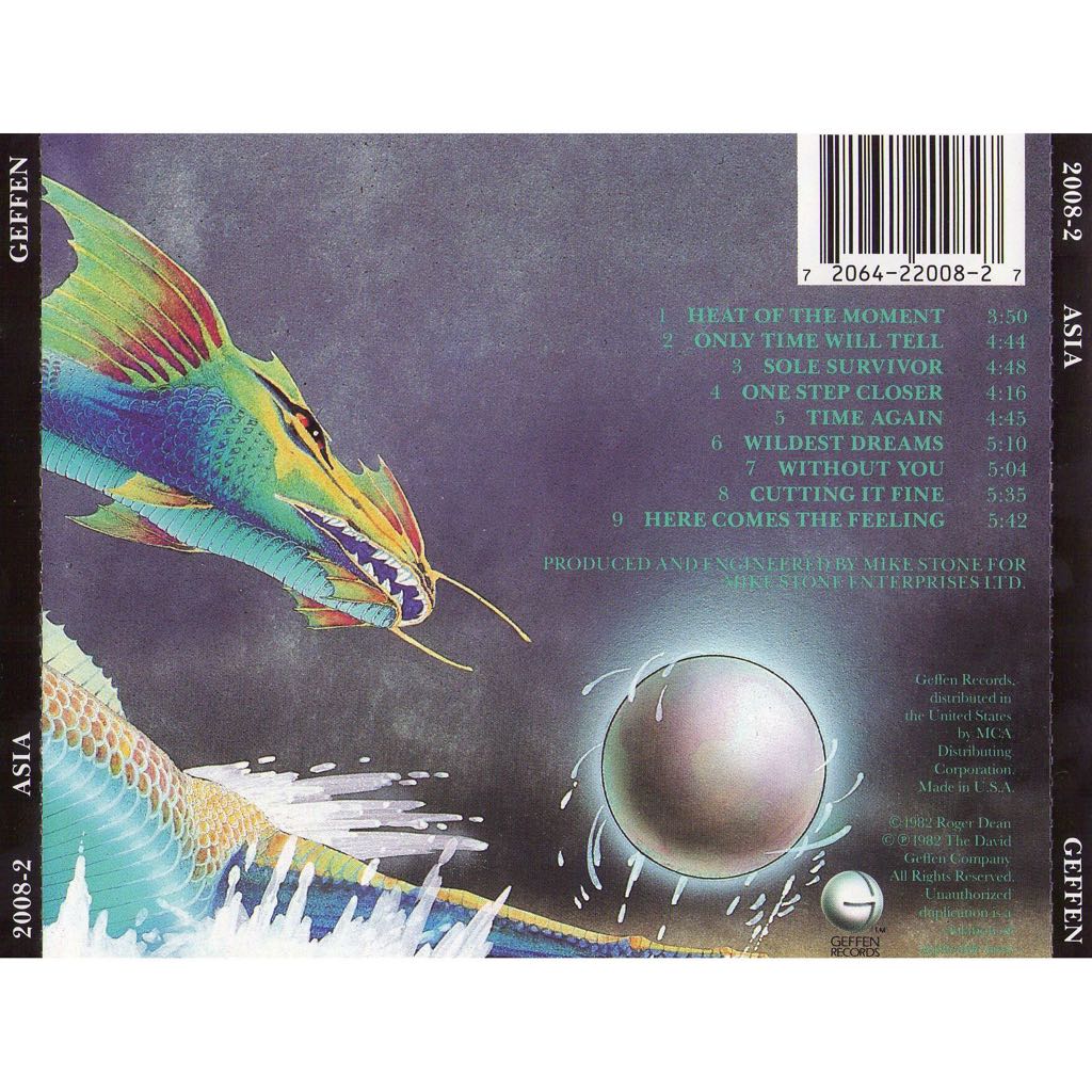 Asia - Asia (CD - 44) music collectible [Barcode 777499086654] - Main Image 2