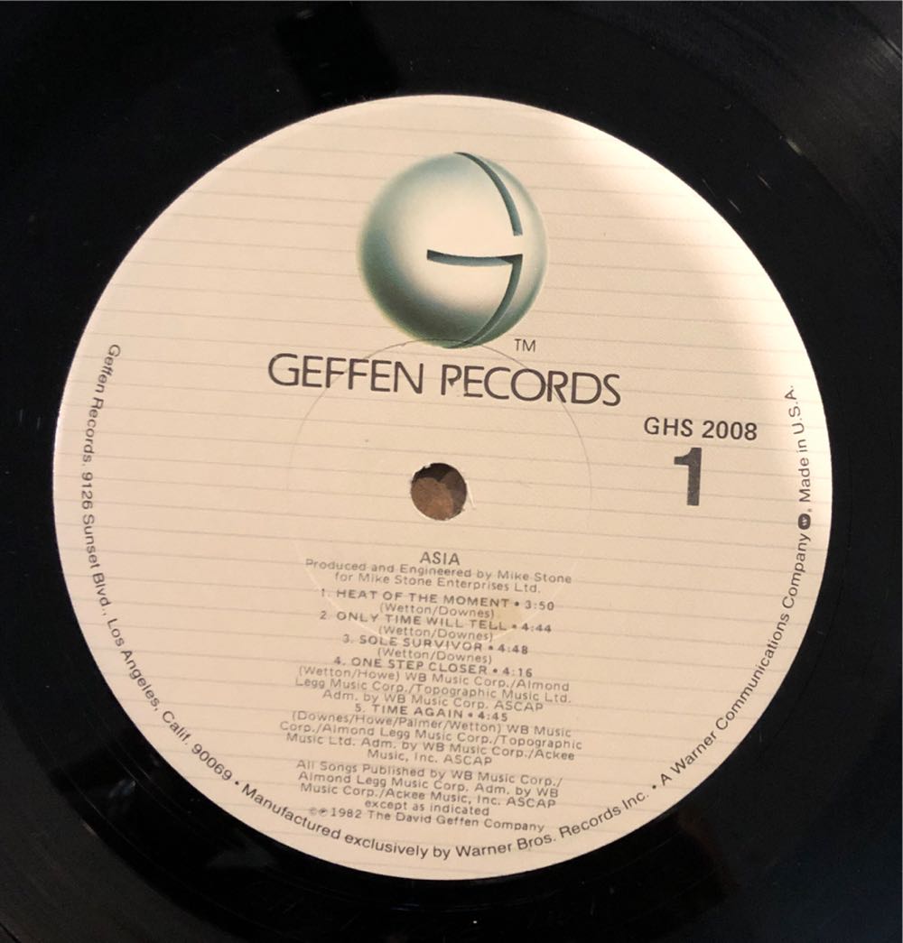 Asia - Asia (12” - 44) music collectible - Main Image 3