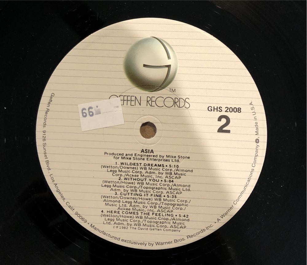 Asia - Asia (12” - 44) music collectible - Main Image 4