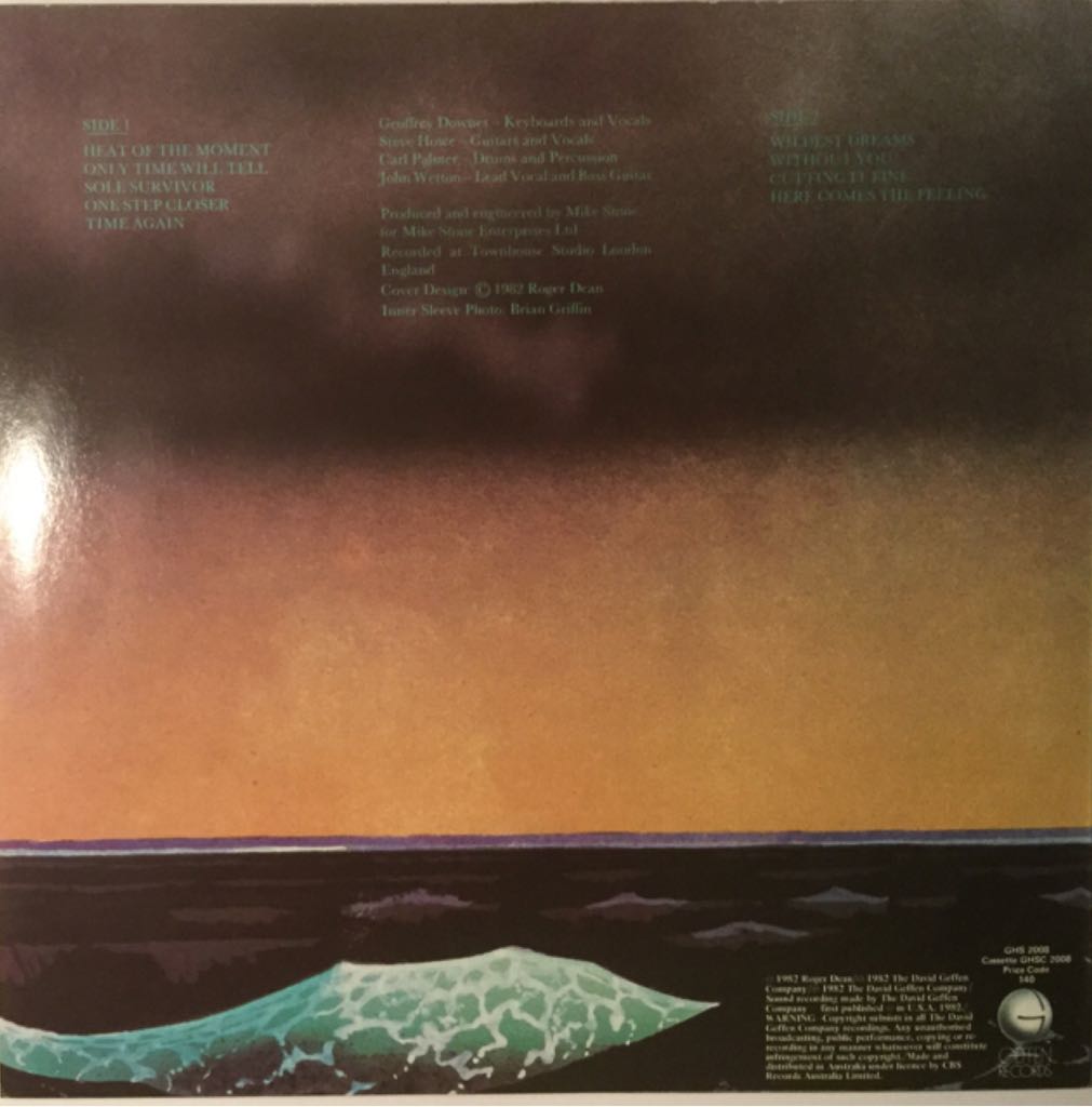 Asia - Asia (Cassette) music collectible - Main Image 2