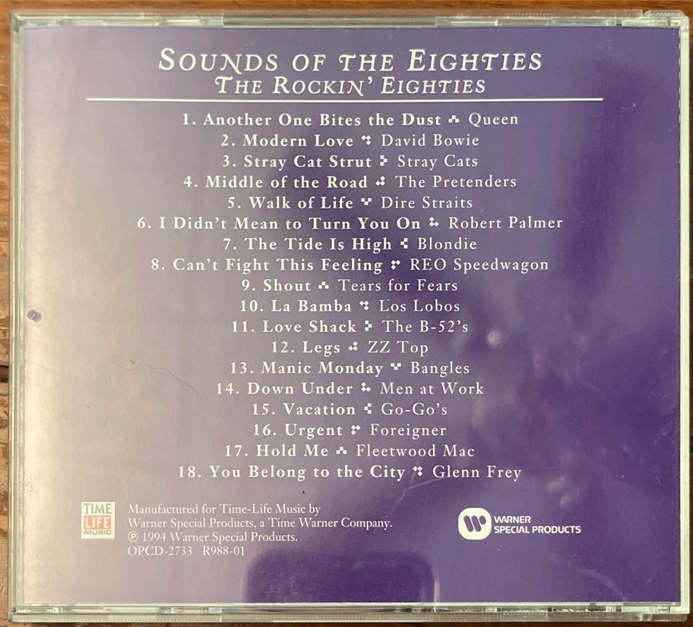 Sounds Of The Eighties: Rockin’ ‘80s - Various Artists (CD) music collectible [Barcode 610583012323] - Main Image 2